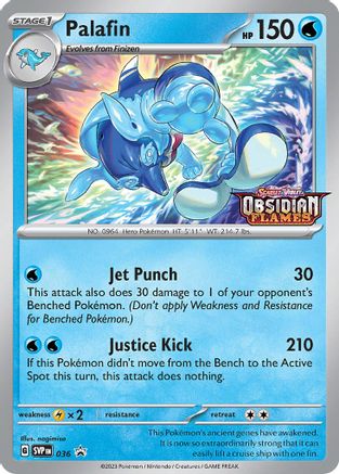 SV Scarlet & Violet Promo Cards 036 Palafin - Holofoil - Promo