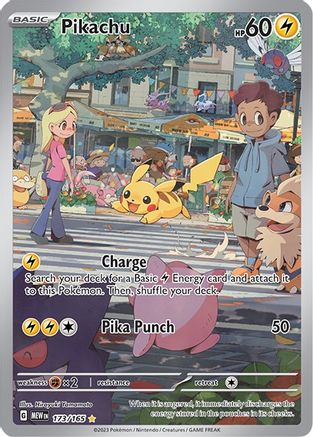 SV Scarlet & Violet 151 173/165 Pikachu - Holofoil - Illustration Rare