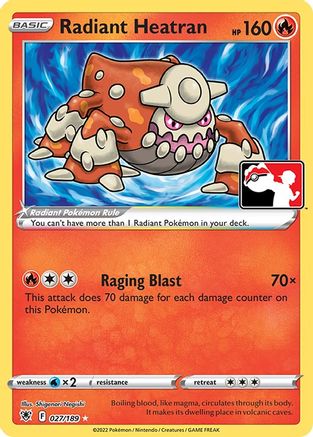 Prize Pack Series Cards Radiant Heatran - Holofoil - Radiant Rare
