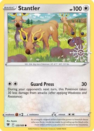 Miscellaneous Cards & Products 125/189 Stantler - Holofoil - Common