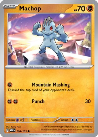 SV Scarlet & Violet 151 066/165 Machop - Common