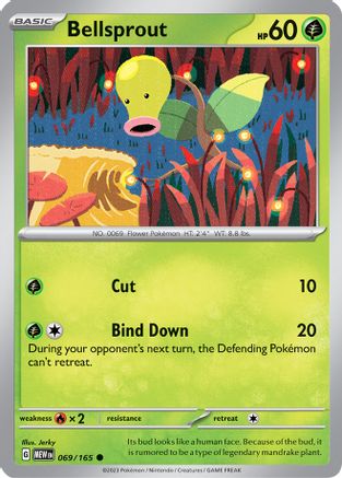 SV Scarlet & Violet 151 069/165 Bellsprout - Common