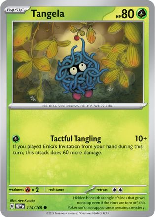 SV Scarlet & Violet 151 114/165 Tangela - Common
