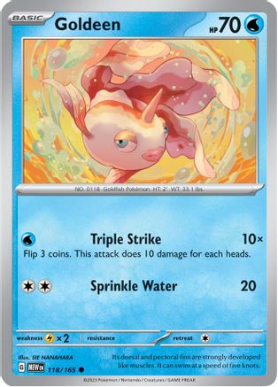 SV Scarlet & Violet 151 118/165 Goldeen - Common