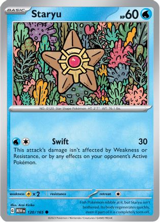 SV Scarlet & Violet 151 120/165 Staryu - Common