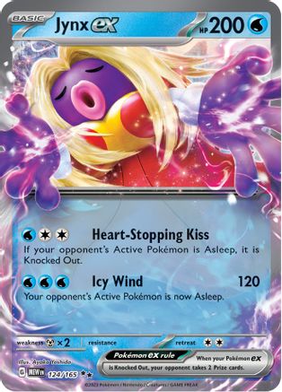SV Scarlet & Violet 151 124/165 Jynx ex - Holofoil - Double Rare