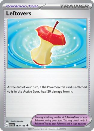 SV Scarlet & Violet 151 163/165 Leftovers - Reverse Holofoil - Uncommon