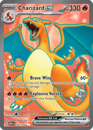 SV Scarlet & Violet 151 183/165 Charizard ex - Holofoil - Ultra Rare