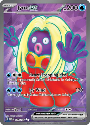 SV Scarlet & Violet 151 191/165 Jynx ex - Holofoil - Ultra Rare
