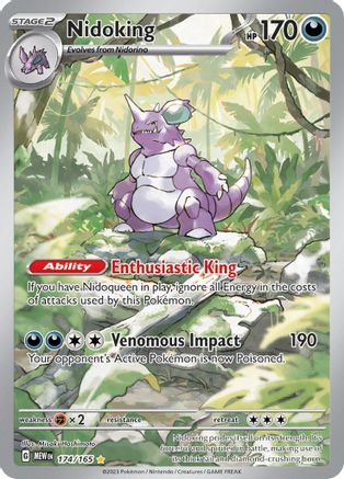 SV Scarlet & Violet 151 174/165 Nidoking - Holofoil - Illustration Rare