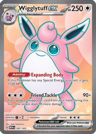SV Scarlet & Violet 151 187/165 Wigglytuff ex - Holofoil - Ultra Rare