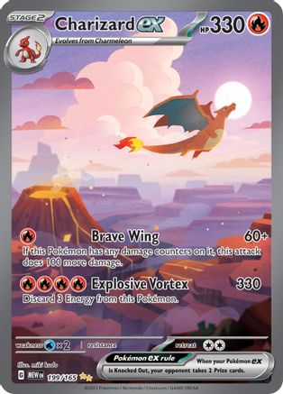 SV Scarlet & Violet 151 199/165 Charizard ex - Holofoil - Special Illustration Rare