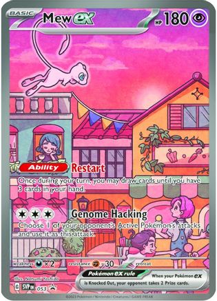 SV Scarlet & Violet Promo Cards SEALED 053 Mew ex - Holofoil - Promo