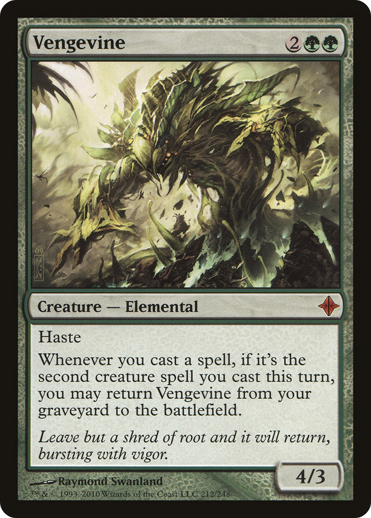 Rise of the Eldrazi - (ROE-212) - Vengevine Foil