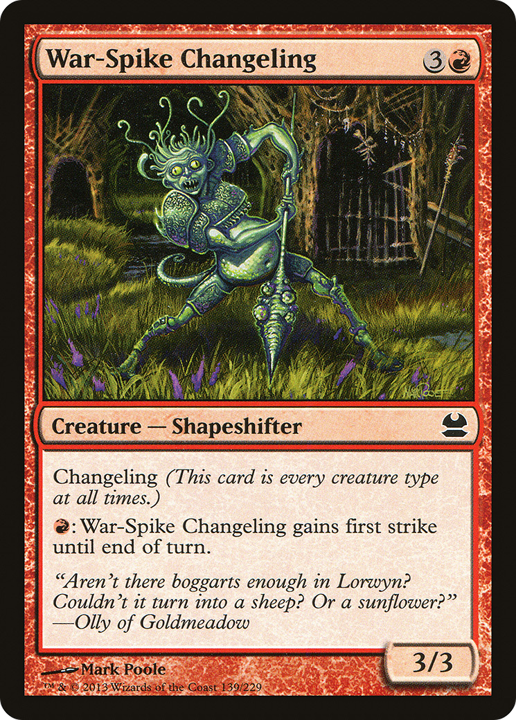 Modern Masters - (MMA-139) - War-Spike Changeling
