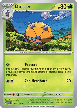 SV04 Paradox Rift 011/182 Dottler - Reverse Holofoil - Common
