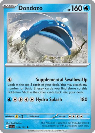 SV04 Paradox Rift 055/182 Dondozo - Reverse Holofoil - Uncommon