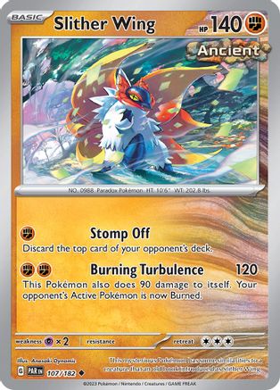 SV04 Paradox Rift 107/182 Slither Wing - Reverse Holofoil - Uncommon