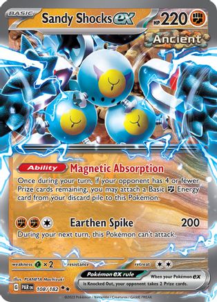 SV04 Paradox Rift 108/182 Sandy Shocks ex - Holofoil - Double Rare