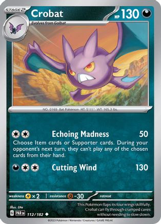 SV04 Paradox Rift 112/182 Crobat - Uncommon