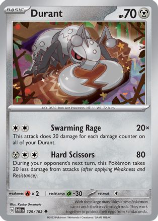 SV04 Paradox Rift 129/182 Durant - Reverse Holofoil - Uncommon