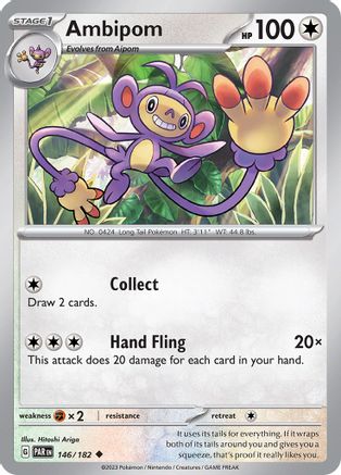SV04 Paradox Rift 146/182 Ambipom - Uncommon
