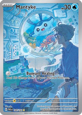 SV04 Paradox Rift 189/182 Mantyke - Holofoil - Illustration Rare