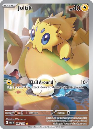 SV04 Paradox Rift 196/182 Joltik - Holofoil - Illustration Rare