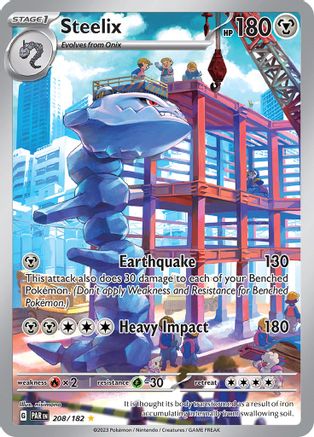 SV04 Paradox Rift 208/182 Steelix - Holofoil - Illustration Rare