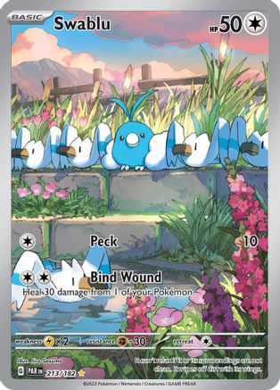 SV04 Paradox Rift 213/182 Swablu - Holofoil - Illustration Rare