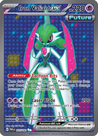 SV04 Paradox Rift 225/182 Iron Valiant ex - Holofoil - Ultra Rare