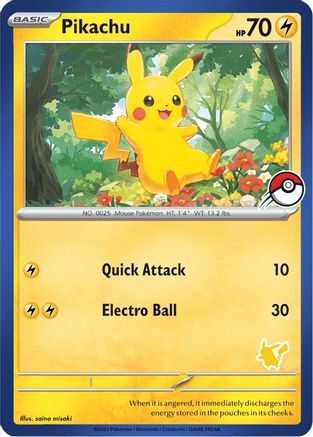 My First Battle Pikachu (Blue Border) - Unconfirmed