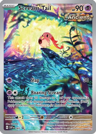 SV Scarlet & Violet Promo Cards 065 Scream Tail - Holofoil - Promo