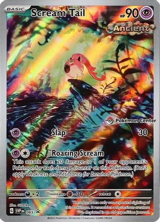 SV Scarlet & Violet Promo Cards 065 Scream Tail - Holofoil - Promo