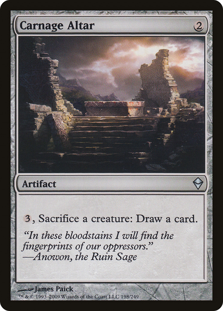 Zendikar - (ZEN-198) - Carnage Altar