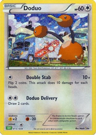 Trading Card Game Classic 013/034 Doduo - Holofoil - Classic Collection