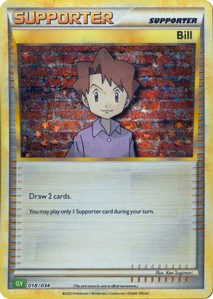 Trading Card Game Classic 018/034 Bill (CLV) - Holofoil - Classic Collection
