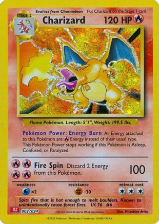Trading Card Game Classic 003/034 Charizard - Holofoil - Classic Collection