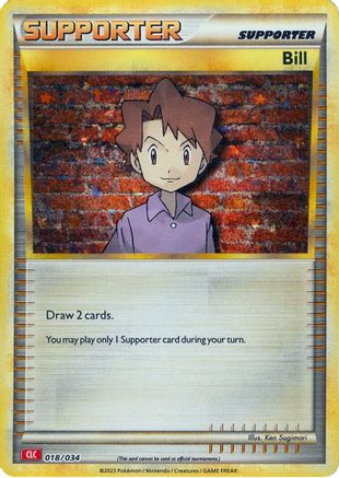 Trading Card Game Classic 018/034 Bill (CLC) - Holofoil - Classic Collection