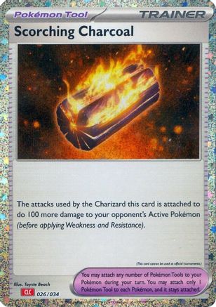 Trading Card Game Classic 026/034 Scorching Charcoal - Holofoil - Classic Collection