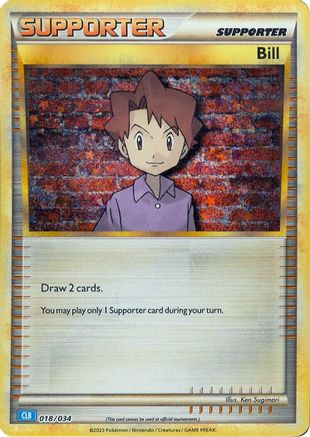Trading Card Game Classic 018/034 Bill (CLB) - Holofoil - Classic Collection