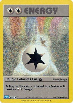 Trading Card Game Classic 032/034 Double Colorless Energy (CLB) - Holofoil - Classic Collection