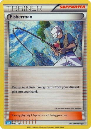 Trading Card Game Classic 022/034 Fisherman - Holofoil - Classic Collection