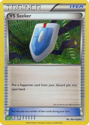 Trading Card Game Classic 031/034 VS Seeker (CLV) - Holofoil - Holo Rare