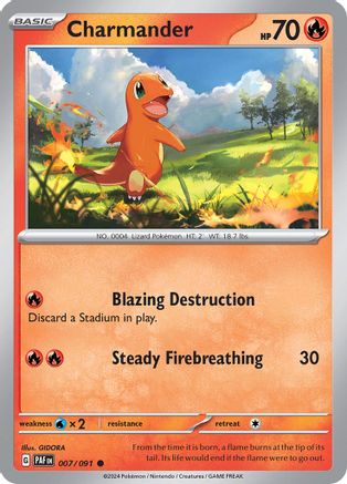 SV Paldean Fates 007/091 Charmander - Common