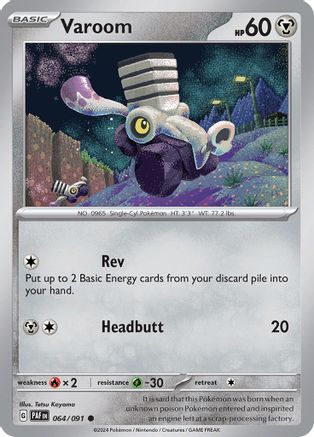 SV Paldean Fates 064/091 Varoom - Common