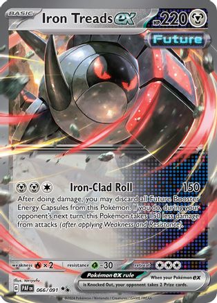 SV Paldean Fates 066/091 Iron Treads ex - Holofoil - Double Rare