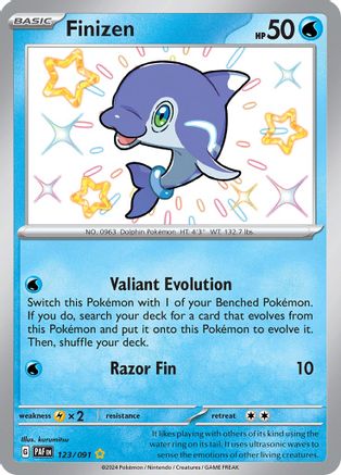SV Paldean Fates 123/091 Finizen - Holofoil - Shiny Rare