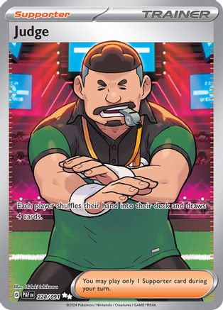 SV Paldean Fates 228/091 Judge - Holofoil - Ultra Rare