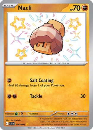 SV Paldean Fates 176/091 Nacli - Holofoil - Shiny Rare